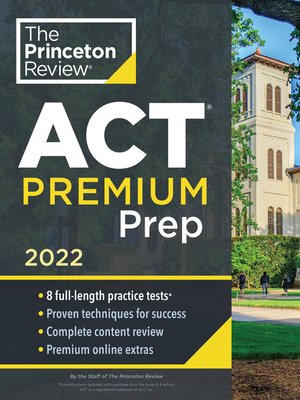 cover image of Princeton Review ACT Premium Prep, 2022